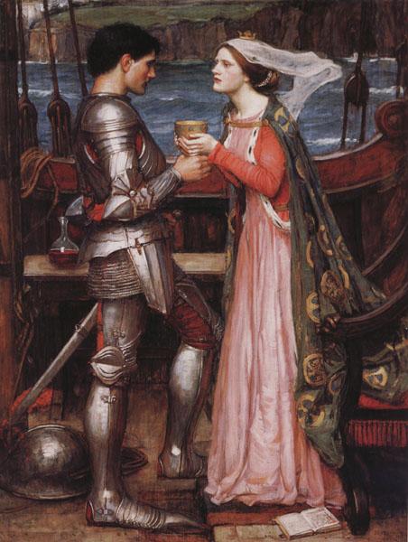 John William Waterhouse Tristram and Isolde oil painting image